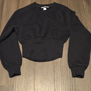 Victoria's Secret Black Cropped Top